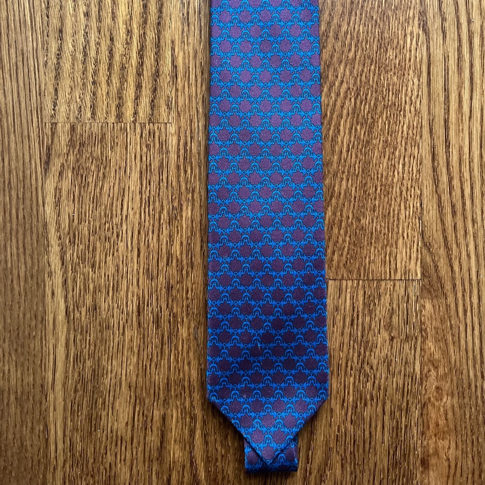 Hermes Silk Tie